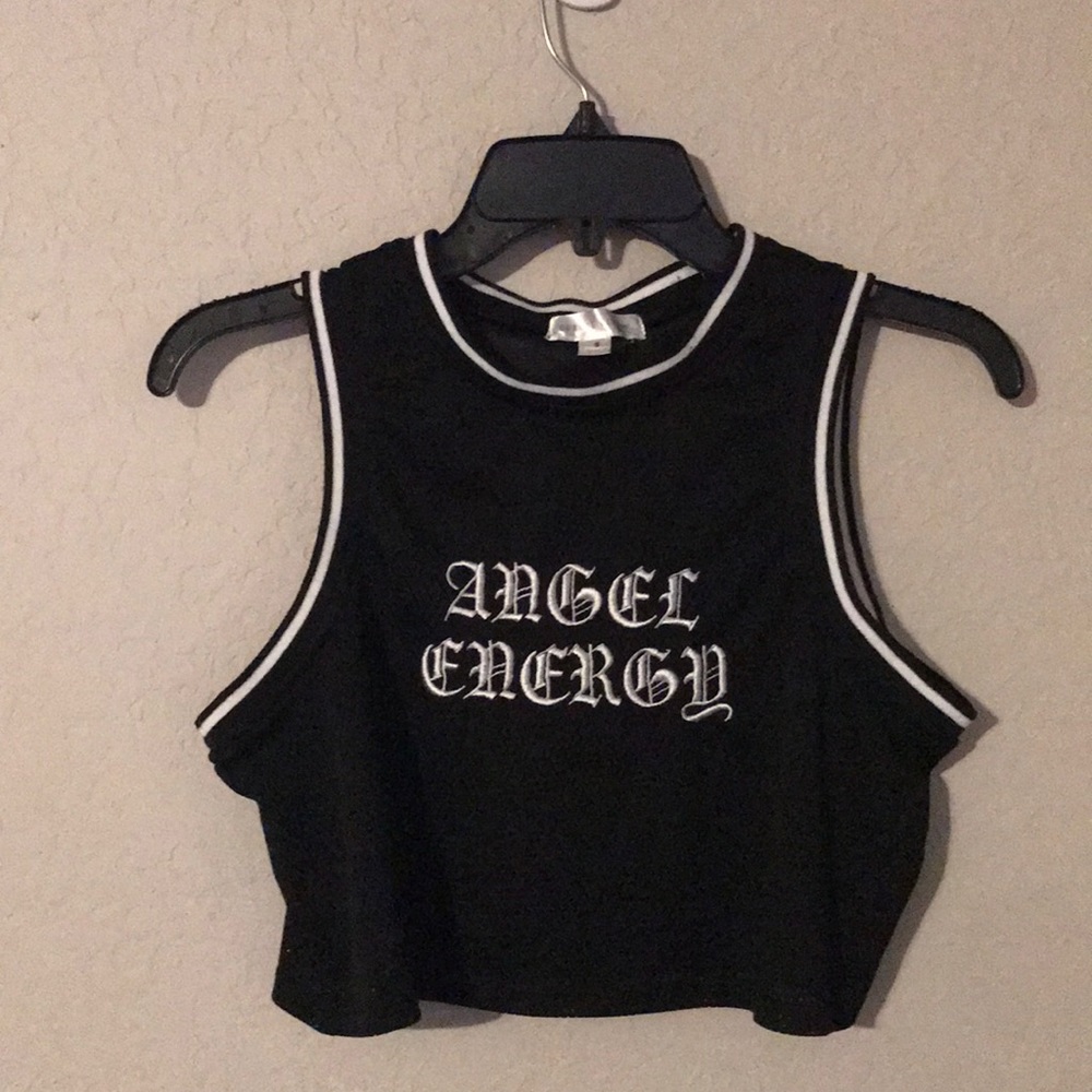 Angel energy crop top